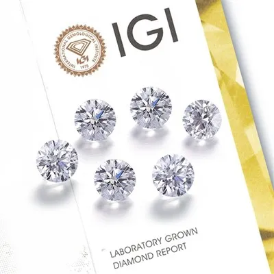 Diamantes certificados IGI